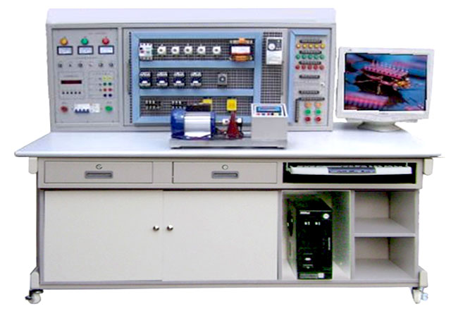 XY-W069A網(wǎng)孔型萬能機床電路實訓考核鑒定裝置（含PLC、變頻器）
